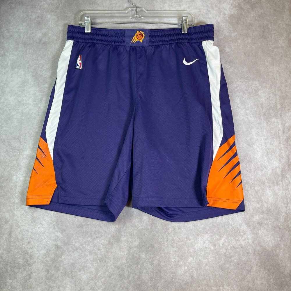 Phoenix Suns Nike Team Issued Game Shorts Mens 42 XL Purple Dri Fit Basketball